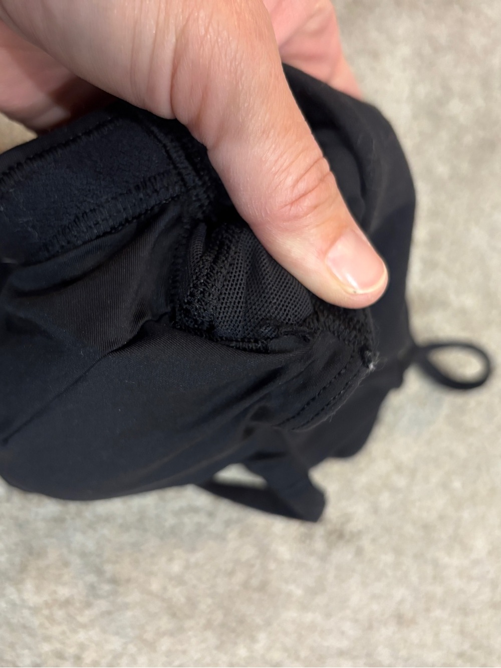 lululemon Wunder Train Strappy Racer Bra Black Light Support Athleisure Size 8 - Picture 7 of 9